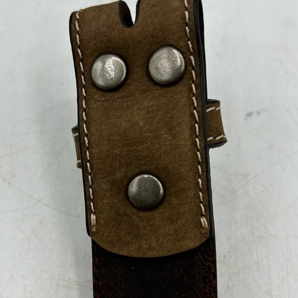 Cody James Leather Stitching Belt Size 34 - Picture 3 of 8